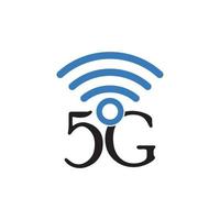 illustration de logo vectoriel modèle icône 5g