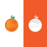 création de logo orange vecteur