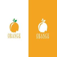 création de logo orange vecteur