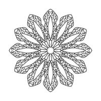 motif de mandala abstrait, bon pour l'ornement, la décoration florale ou le fond d'écran vecteur