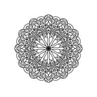 motif de mandala abstrait, bon pour l'ornement, la décoration florale ou le fond d'écran vecteur