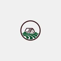 logo de conception de maison de campagne vecteur