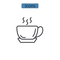 briser les icônes symbole des éléments vectoriels pour le web infographique vecteur