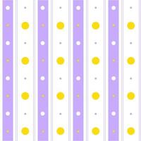 violet jaune pastel polkadot cercle rond ligne verticale bande point tiret ligne cercle modèle sans couture illustration vectorielle nappe, papier d'emballage de tapis de pique-nique, tapis, tissu, textile, écharpe vecteur