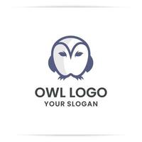 création de logo vecteur dentaire hibou