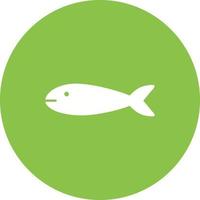 icône de fond de cercle de poisson vecteur
