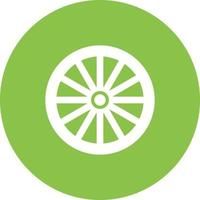 icône de fond de cercle de roue vecteur