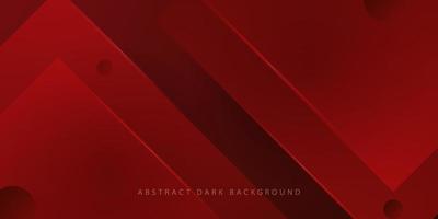 abstrait illustration dégradé rouge foncé avec un look 3d et un motif simple. design cool et vecteur de luxe.eps10