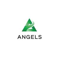 téléchargement gratuit du modèle de logo des anges vecteur