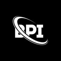 logo bpi. lettre bpi. création de logo de lettre bpi. initiales logo bpi lié avec cercle et logo monogramme majuscule. typographie bpi pour la marque technologique, commerciale et immobilière. vecteur