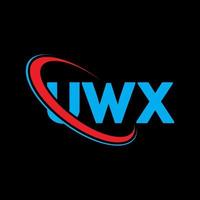 logo uwx. lettre uwx. création de logo de lettre uwx. initiales logo uwx lié avec un cercle et un logo monogramme majuscule. typographie uwx pour la technologie, les affaires et la marque immobilière. vecteur