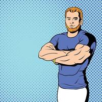 bandes dessinées d'instructeur de fitness vecteur