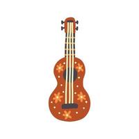 instrument de musique mexicain ukulélé guitare vecteur