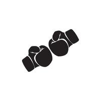 logo vectoriel icône gants de boxe simple