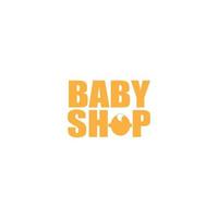 logo vectoriel de magasin de fournitures pour bébés simple