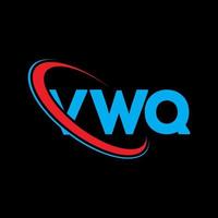 logo vqq. lettre vwq. création de logo de lettre vwq. initiales logo vwq liées avec un cercle et un logo monogramme majuscule. typographie vwq pour la technologie, les affaires et la marque immobilière. vecteur