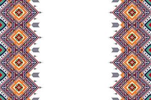 motif ethnique abstrait géométrique sans couture. tapis en tissu aztèque ornements de mandala décorations textiles papier peint. tribal boho motif natif turquie broderie traditionnelle vecteur fond