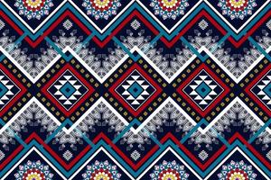 motif ethnique abstrait géométrique sans couture. tapis en tissu aztèque ornements de mandala décorations textiles papier peint. tribal boho motif natif turquie broderie traditionnelle vecteur fond