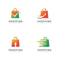 vecteur de logo de boutique en ligne, modèle de conception de logo de boutique, illustration, s simple logo moderne et emblématique