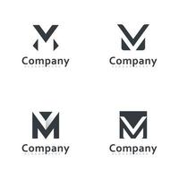 création de vecteur de logo m et v mv, création de vecteur de logo initial créatif