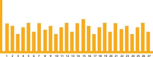 graphiques de progression des affaires - illustration vectorielle. vecteur