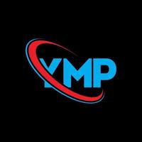 logo ymp. lettre de ymp. création de logo de lettre ymp. initiales logo ymp liées avec un cercle et un logo monogramme majuscule. typographie ymp pour la technologie, les affaires et la marque immobilière. vecteur