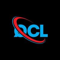 logo QCL. lettre qcl. création de logo de lettre qcl. initiales logo qcl liées par un cercle et un logo monogramme majuscule. typographie qcl pour la marque technologique, commerciale et immobilière. vecteur
