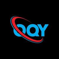 logo oqy. oqy lettre. création de logo de lettre oqy. initiales logo oqy liées avec un cercle et un logo monogramme majuscule. typographie oqy pour la marque technologique, commerciale et immobilière. vecteur