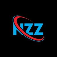 logo nzz. lettre nzz. création de logo de lettre nzz. initiales logo nzz liées avec un cercle et un logo monogramme majuscule. typographie nzz pour la technologie, les affaires et la marque immobilière. vecteur