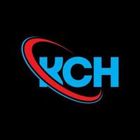 logo kch. kch lettre. création de logo de lettre kch. initiales kch logo lié avec cercle et logo monogramme majuscule. typographie kch pour la technologie, les affaires et la marque immobilière. vecteur