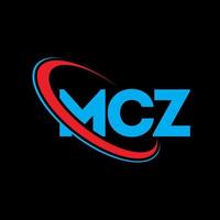 logo mcz. lettre mcz. création de logo de lettre mcz. initiales logo mcz liées par un cercle et un logo monogramme majuscule. typographie mcz pour la technologie, les affaires et la marque immobilière. vecteur