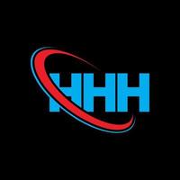 hhh logo. hhh lettre. création de logo hhh lettre. initiales hhh logo lié avec cercle et logo monogramme majuscule. typographie hhh pour la technologie, les affaires et la marque immobilière. vecteur