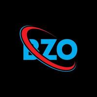 logo bzo. lettre bzo. création de logo de lettre bzo. initiales bzo logo lié avec cercle et logo monogramme majuscule. typographie bzo pour la technologie, les affaires et la marque immobilière. vecteur