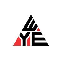 création de logo de lettre triangle wyd avec forme de triangle. monogramme de conception de logo triangle wyd. modèle de logo vectoriel triangle wyd avec couleur rouge. logo triangulaire wyd logo simple, élégant et luxueux.