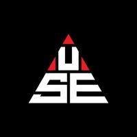 utilisez la conception de logo de lettre de triangle avec la forme de triangle. utiliser le monogramme de conception de logo triangle. utilisez le modèle de logo vectoriel triangle avec la couleur rouge. utilisez un logo triangulaire simple, élégant et luxueux.