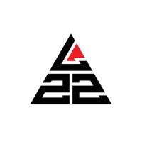 création de logo de lettre triangle lzz avec forme de triangle. monogramme de conception de logo triangle lzz. modèle de logo vectoriel triangle lzz avec couleur rouge. logo triangulaire lzz logo simple, élégant et luxueux.