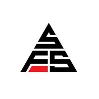 création de logo de lettre triangle sfs avec forme de triangle. monogramme de conception de logo triangle sfs. modèle de logo vectoriel triangle sfs avec couleur rouge. logo triangulaire sfs logo simple, élégant et luxueux.