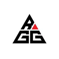 création de logo de lettre triangle rgg avec forme de triangle. monogramme de conception de logo triangle rgg. modèle de logo vectoriel triangle rgg avec couleur rouge. logo triangulaire rgg logo simple, élégant et luxueux.