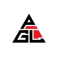 création de logo de lettre triangle pgl avec forme de triangle. monogramme de conception de logo triangle pgl. modèle de logo vectoriel triangle pgl avec couleur rouge. logo triangulaire pgl logo simple, élégant et luxueux.