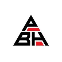 création de logo de lettre triangle pbh avec forme de triangle. monogramme de conception de logo triangle pbh. modèle de logo vectoriel triangle pbh avec couleur rouge. logo triangulaire pbh logo simple, élégant et luxueux.