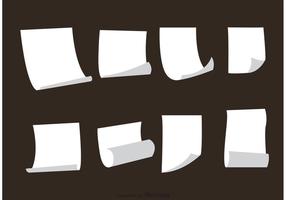 Pile De Vecteur De Quatre Feuilles Blanches Vides. Modèles De Note De  Papier Vide Réaliste De Format A4 Avec Des Ombres Douces Isolés Sur Fond  Blanc Clip Art Libres De Droits, Svg