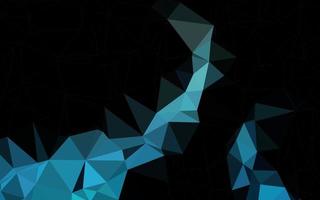 couverture de mosaïque de triangle de vecteur bleu foncé.