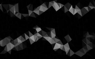 argent clair, couverture low poly vectorielle grise. vecteur