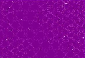 modèle vectoriel violet clair avec des cercles.