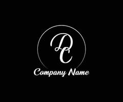 logo monogramme avec lettre dc. logo de typographie créative lettre da pour entreprise ou entreprise vecteur