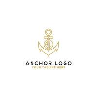 logo design al ancre artistique alphabet logo icônes qui sont élégantes, à la mode. - vecteur