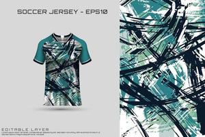 conception de maillot de sport. design sportif pour le football, la course, le maillot de jeu. vecteur. vecteur