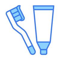 conception de concepts modernes de brosse à dents, illustration vectorielle vecteur