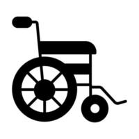 conception de concepts modernes en fauteuil roulant, illustration vectorielle vecteur