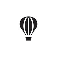 modèle de conception d'illustration vectorielle de logo de ballon à air chaud vecteur